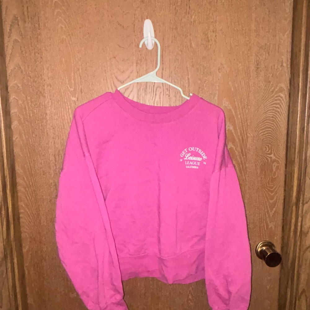 Old Navy Pink Graphic Sweatshirt